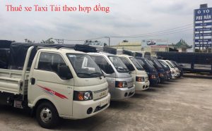 Thuê xe Taxi tải theo hợp đồng