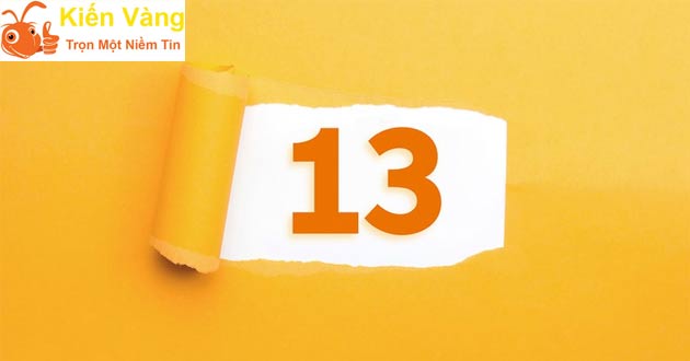 Con số 13 có ý nghĩa gì trong dân gian
