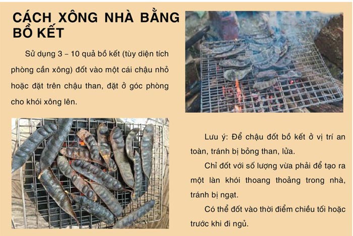 Cách xông nhà bằng bồ kết xông nhà