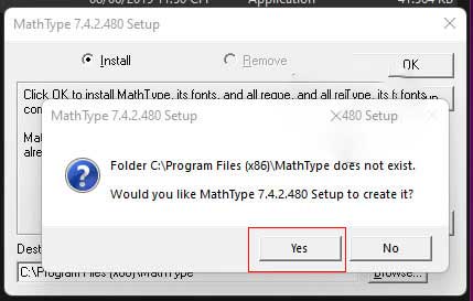Chọn Yes để chấp nhận Chọn Yes để chấp nhận
