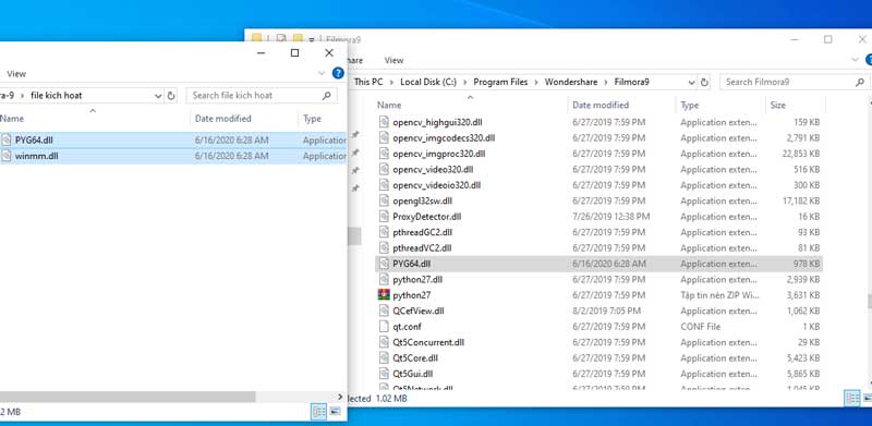Dán file crack vào thư mục cài đặt phần mềm Dán file crack vào thư mục cài đặt phần mềm