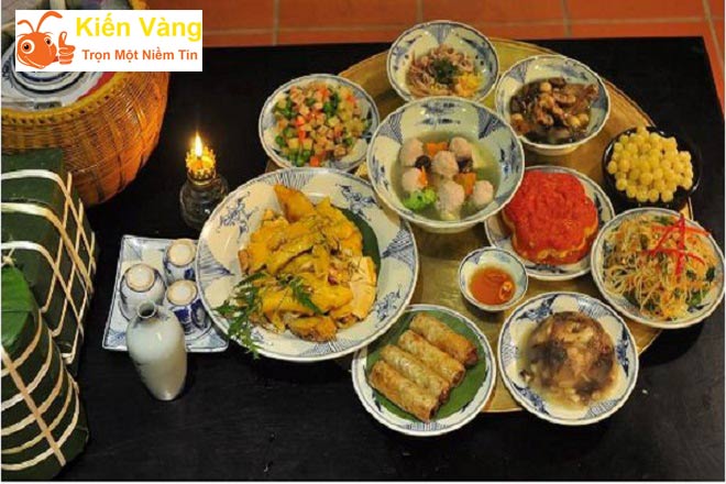 Mâm cúng giỗ miền Bắc