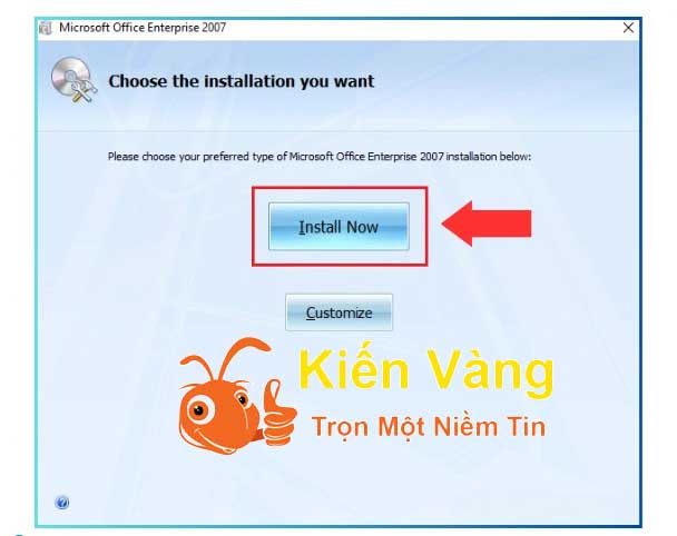 Nhấn Install Now Nhấn Install Now