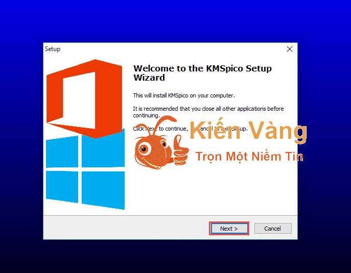 Nhấn Next Nhấn Next