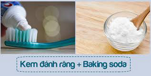 Sử dụng kem đánh răng kết hợp Baking