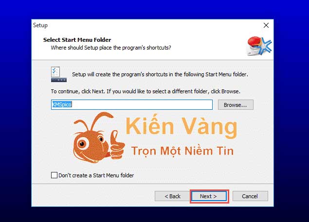 Tiếp tục chọn Next