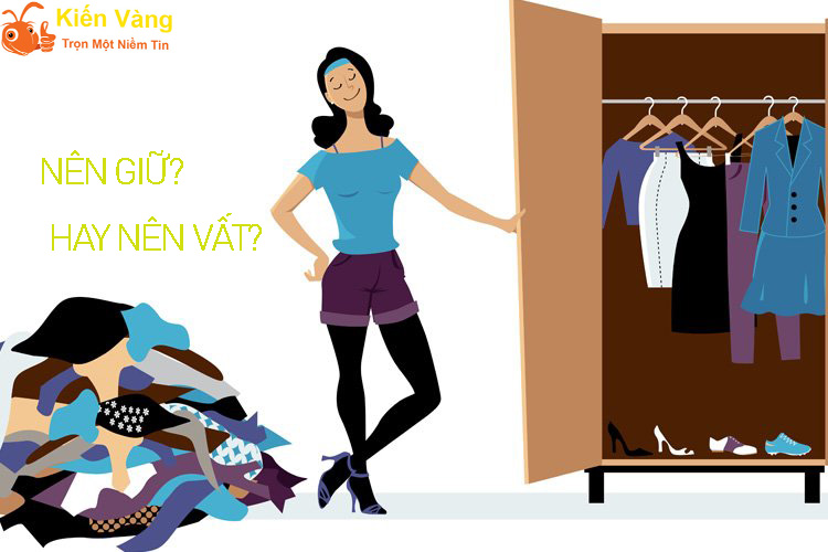 Xem vật nào nên bỏ đi hoặc cho đi và những vật nào nên giữ lại