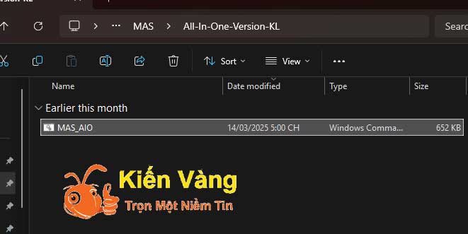 Chạy MAS_AIO Chạy MAS_AIO