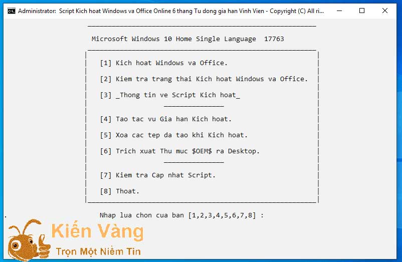 Nhần phím số 2 Nhần phím số 2