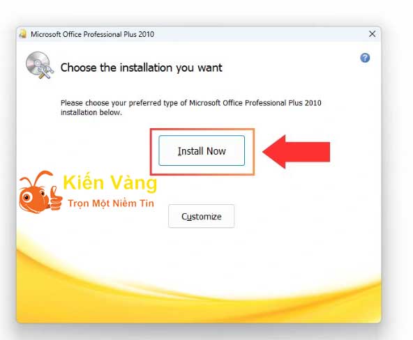 Nhấn vào Install Now Nhấn vào Install Now